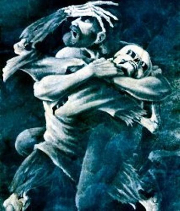 Grettir a Glámur v boji